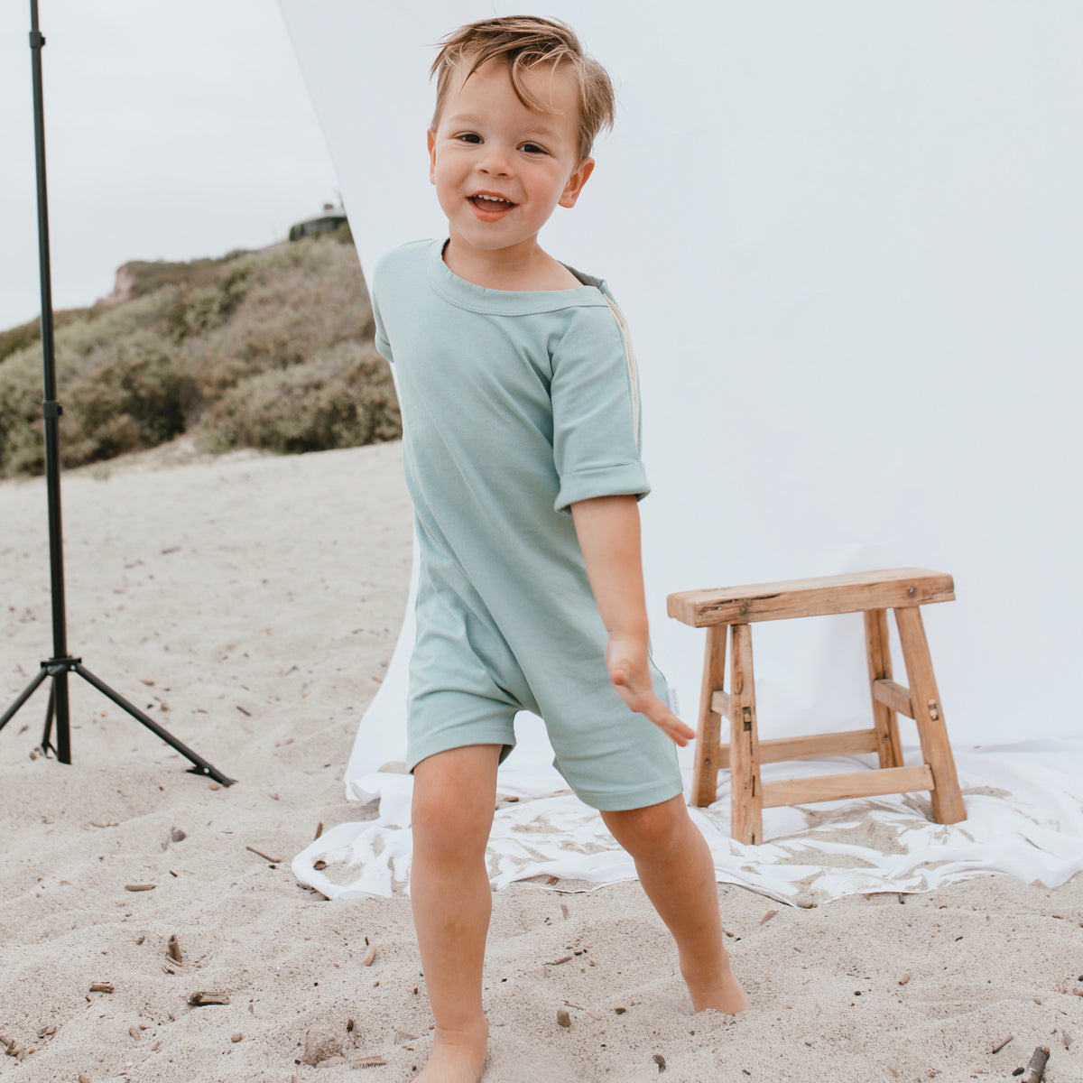 Play Romper - Pacific Blue Rivi & Kin