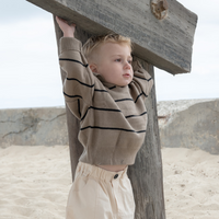 Bonfire Knit Pullover - Taupe