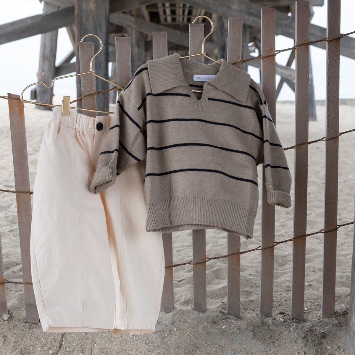 Bonfire Knit Pullover - Taupe