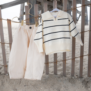 Bonfire Knit Pullover - Cream