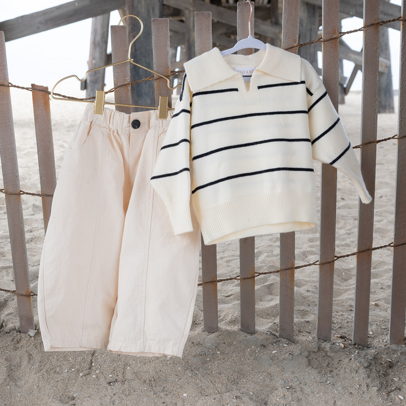 Bonfire Knit Pullover - Cream