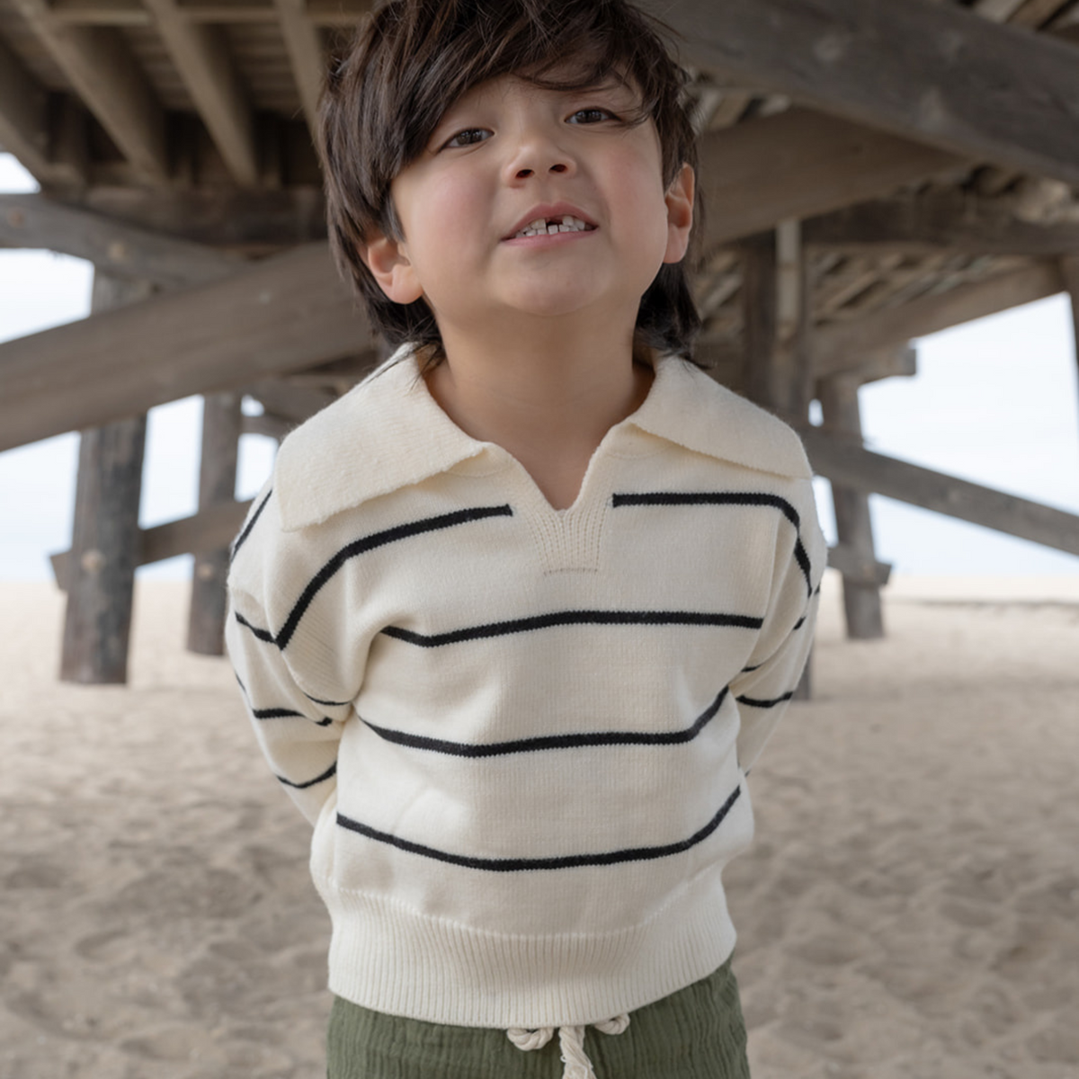 Bonfire Knit Pullover - Cream
