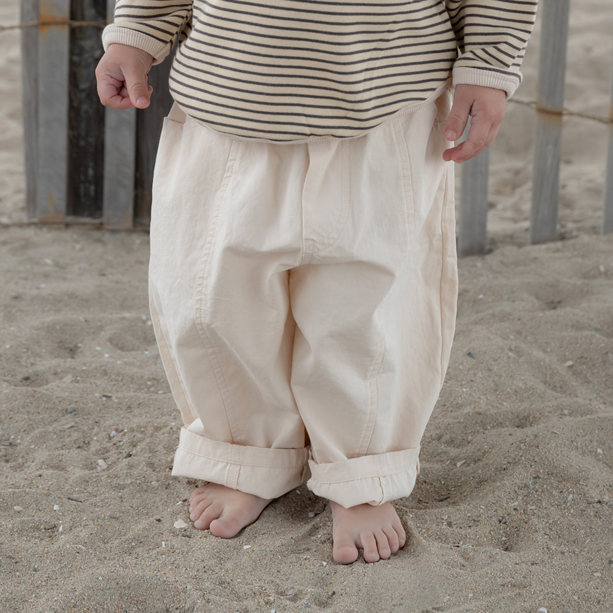 Barrel Trousers - Coastal Khaki