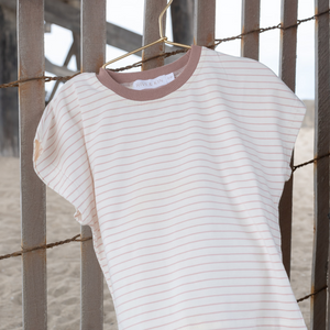 Driftline Tee - Pink Stripe