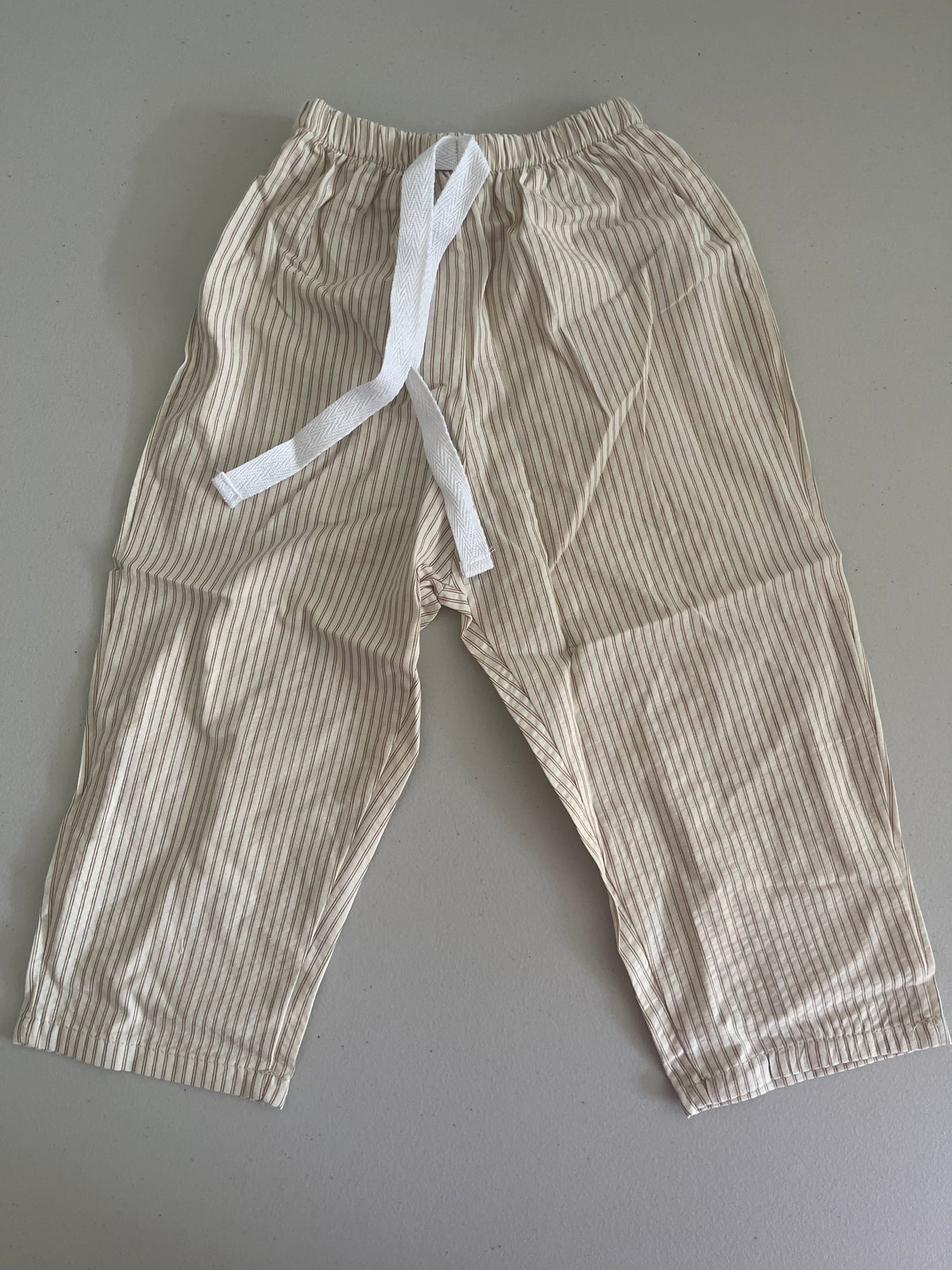 Seaside Striped Pants - Ivory