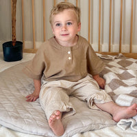 Seaside Striped Pants - Ivory