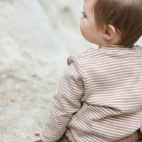 Long Sleeve Striped Shirt - Driftwood