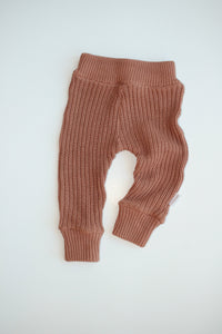 Cotton Knit Jogger - Terracotta JOGGER Rivi & Kin 